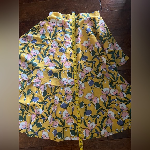 Girly floral midi Skirt size m - Picture 2 of 4
